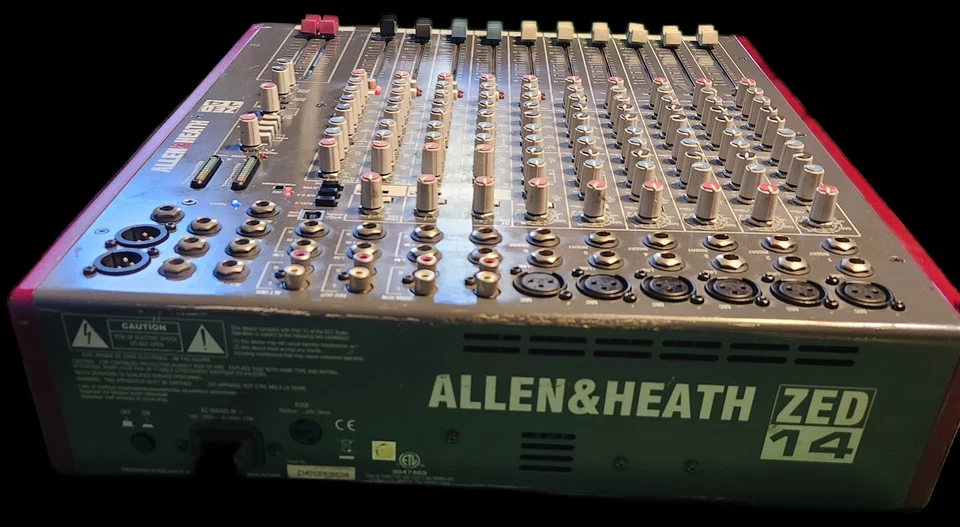 Allen and Heath ZED14 14-Channel Mixer Pre-Owned- See Description  - Image 2 of 4