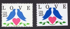 Scott #2440 2441 Love Birds Single Stamps - MNH #8