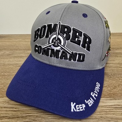 Bomber Command Commemorative Air Force Hat Cap Strap Back Planes USA Embroidered