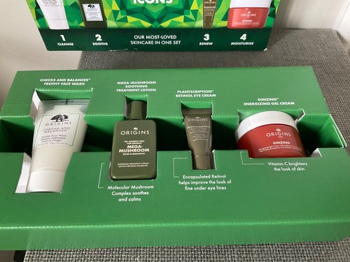 ORIGINS Skincare Icons Set. Face wash, Mushroom lotion, eye cream, ginzing cream - Picture 3 of 10
