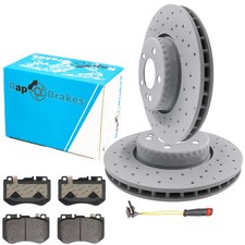 RAP BRAKES Bremsscheiben 318mm BREMBO Beläge Vorne für M-B C W205 A205 C205 S205