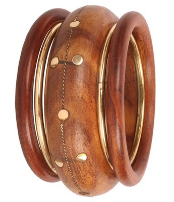 NEW Indian Masterly Handcrafted Embedded Work Natural Crafted Wood Brass Fine Wo