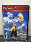 Final Fantasy X :Greatest Hits (PlayStation 2, 2001) Complete CIB VG