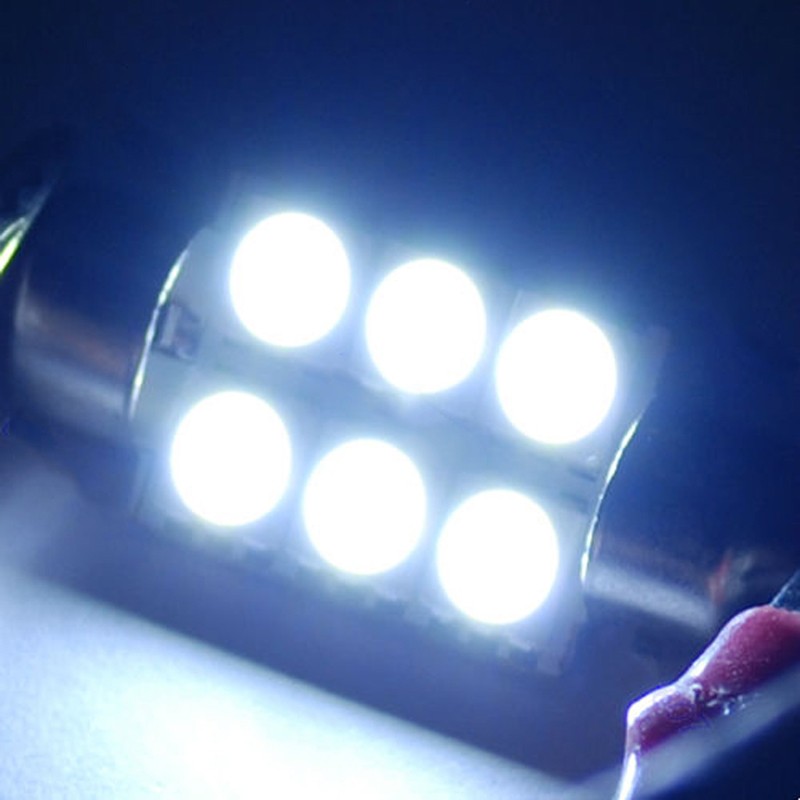DC 12V Canbus 5050 LED 36MM Car Interior Dome Map Light License Plate ...