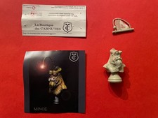 50MM JMD CARNUTES : FIGURINE BUSTE FANTAISIE HABBY SAAL RESINE RARE COLLECTOR