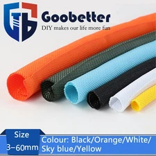 Open Expandable Sleeving Braided Cable Tidy Wire Harness Flexible Polyester