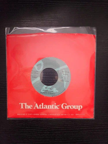 Robert Plant ‎– Big Log (Atlantic Promo 45) 1983 Led Zeppelin