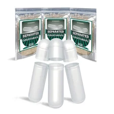Pre-Separated Empty Capsules 00 Vegetarian 1000 Count, Clear Fillable Veggie ...