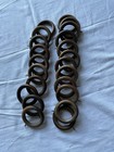 Wooden Timber Retro Vtg Curtain Rings X 22 Screw In Eyelets 45mm Int 70mm Ext