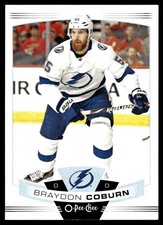 2019-20 O-Pee-Chee #223 Braydon Coburn Tampa Bay Lightning Hockey Card