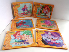 Lot Of 6 1992 Collectors Disney The Little Mermaid  s Treasure Chest Ariel BOOKS
