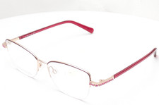 Swarovski SK 5472 072 Cat Eye Pink Rose Gold Women s Eyeglasses Frames 53-15-140
