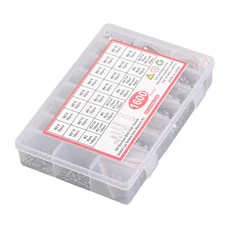 1600 Piece Metric Screw Assortment,M2 M3 M4 M5 Metric Bolt ,304 Stainless Steel