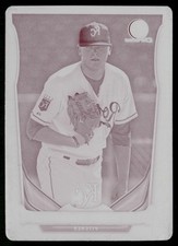 Aaron Brooks 2014 Bowman Chrome Prospects Printing Plates Magenta #BCP55 /1
