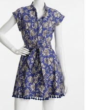 Alice + Olivia Lucy Cuffed Cap Sleeve Dress Size 2