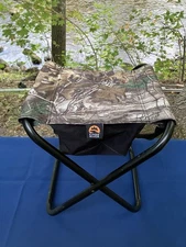 Kings River Fold Up Dove Stool Camping Chair Pockets Camo  Model# ST 1965