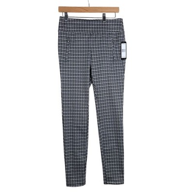 New Soho Apparel Elastic Waist Houndstooth Pattern size Small Black/White