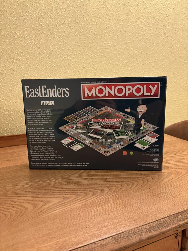 Hasbro Monopoly EastEnders BBC Edition Board Game – Brand New & Sealed - Rare - Image 2 of 4