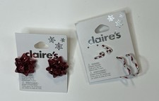 Claire  s Christmas Earrings Set
