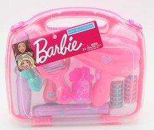 Barbie "Beauty Styling Set" with Carrying Case - Hair Dryer, Curlers - Unopened