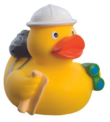 M131073 Globetrotter Hobbyente Quietscheente Badeente ca. 8 cm gross Urlaubsente