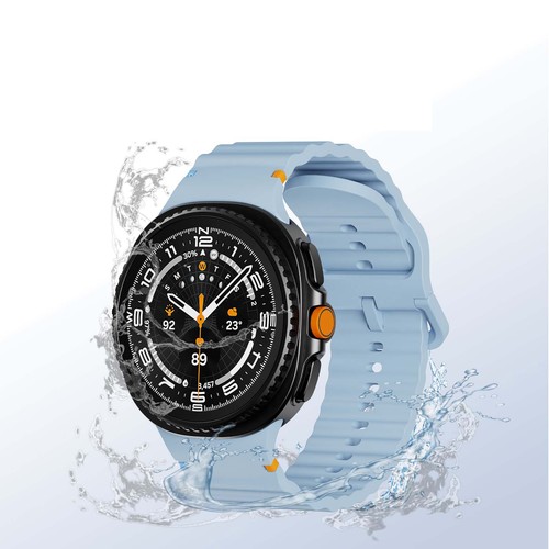 For Galaxy Watch8 40mm/44mm/Classic No Gap Soft Silicone Waterproof Sport Band - Picture 7 of 38