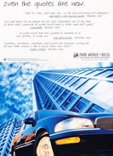 1997 Buick Park Avenue - blue - Classic Vintage Advertisement Ad H41