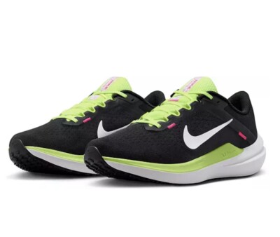 NIKE AIR WINFLO 10 XCC RUNNING SHOES FN6825-010 BLACK VOLT WHITE NEW MEN SIZE