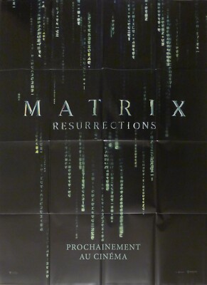 MATRIX RESURRECTIONS - KEANU REEVES / WACHOWSKI - ORIGINAL TEASER FILMPLAKAT