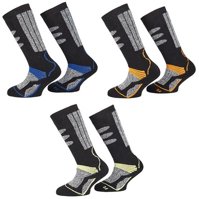 TIPPTEXX 24 3 Paar Kinder Skisocken Thermo-Kniestrümpfe Spezialpolsterung Antiloch-Garantie