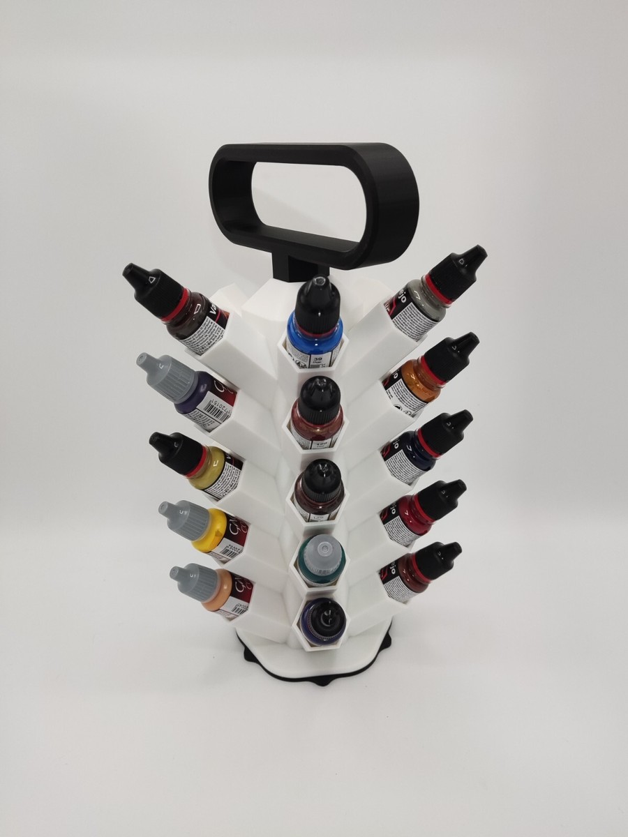 17ml Vallejo Paint Dropper Bottles Holder/Organiser (Holds x30)