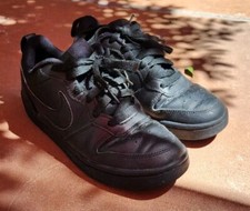 Size 4.5 GS - Nike Court Borough 2 Low Triple Black