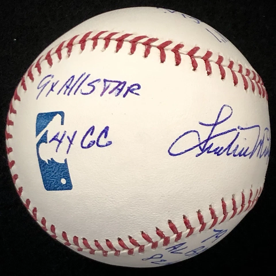 Fred Lynn full name autograph 9-inscription signed Stat MLB Baseball PSA COA - Image 2 of 4