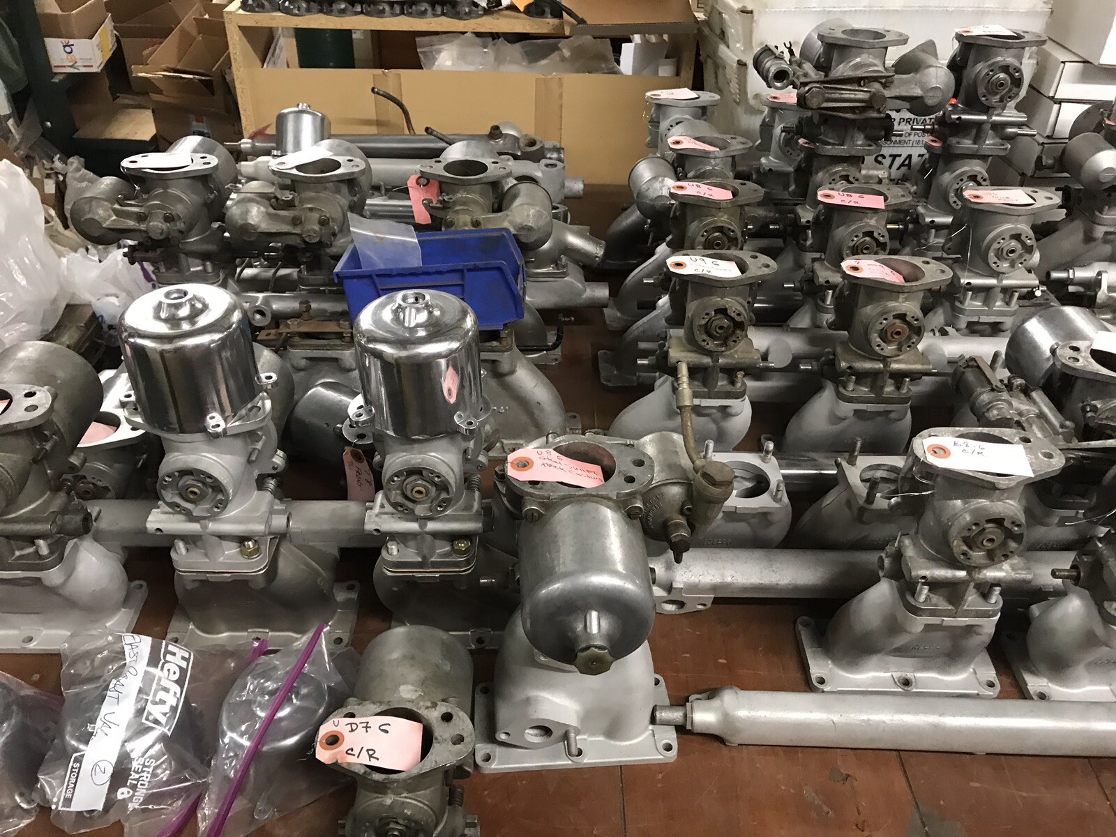 THREE 196167 JAGUAR XKE 38 42 ETYPE TRIPLE SU CARBURETOR FUEL