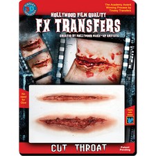 Cut Throat 3D Tattoos - Tinsley Transfers