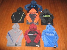 Under Armour  Logo Tech Hoodie Boys Size 4/5/6/7 NWT