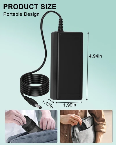 AC Adapter for Jetson Knight JKNIGH Folding Electric Scooter JKNIGH-BLK - Picture 6 of 7