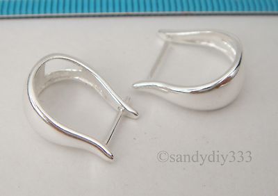 1x CIONDOLO ARGENTO STERLING BRILLANTE CZ FIBBIA PERLA SPILLA - Foto 12