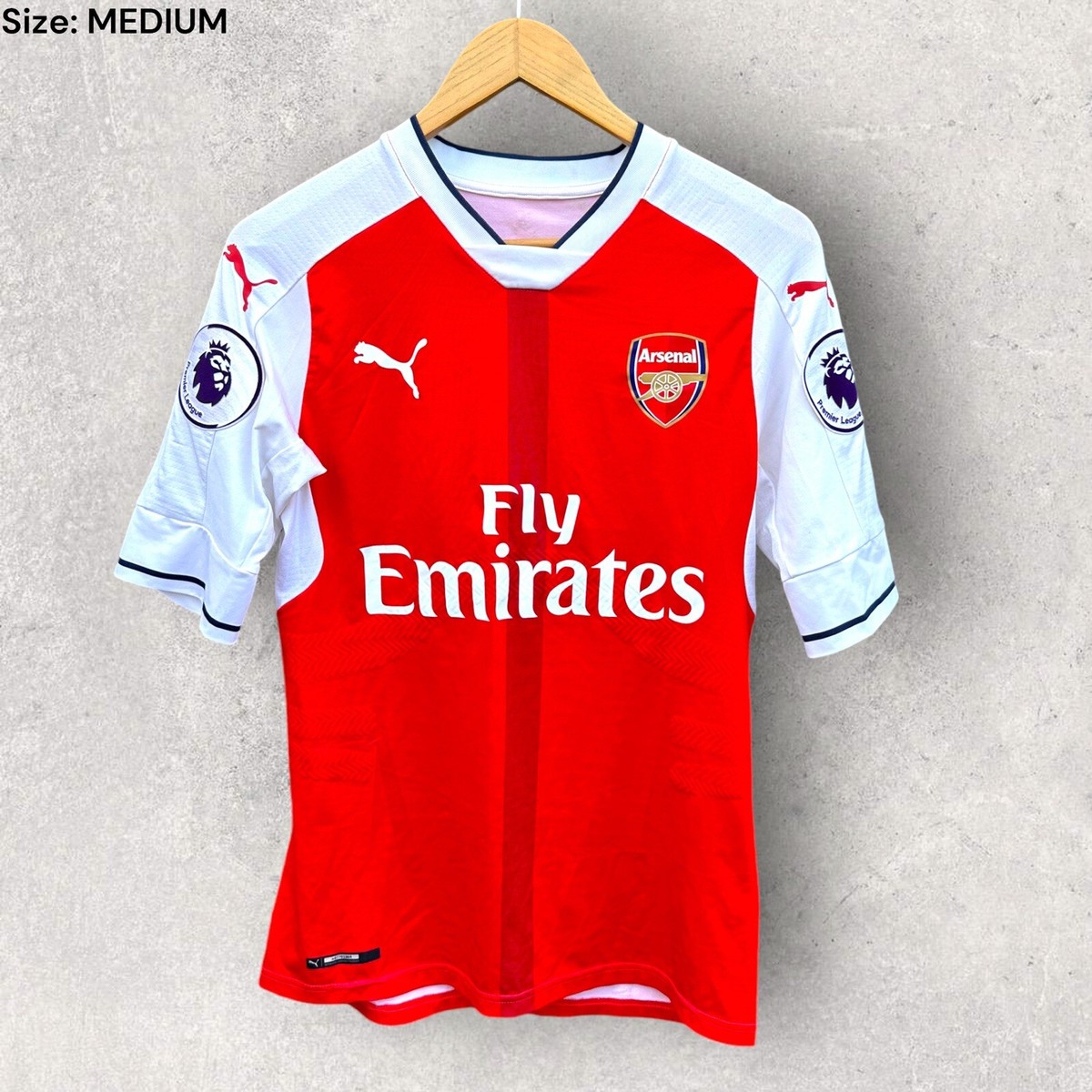 HECTOR BELLERIN ARSENAL 2016-2017 HOME PLAYER SPEC JERSEY Size