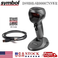 Symbol DS9808-SR Standard Range 2D Handheld Reader Barcode Scanner w USB Cable