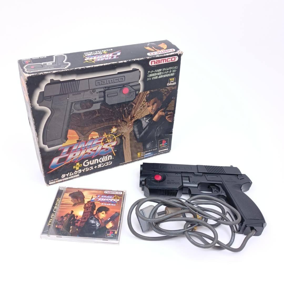 PlayStation PS1 Guncon Gun Controller Time Crisis Japan Import NTSC-J Tested