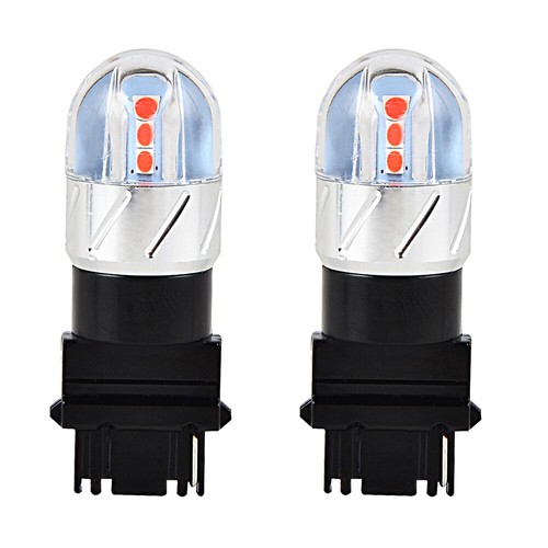 2x 3156 2356 Red LED Bulbs Back up Brake Turn Signal Light for Ford 3456 2456 - Picture 11 of 12