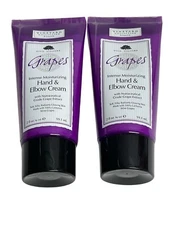 Vineyard Collection Grapes Hand & Elbow Cream Nutraceutical Grape Extract - 2 Pk
