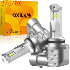 2/4/6X 9006 Low Beam LED Headlight Bulbs Conversion 6500K 30000LM Super White