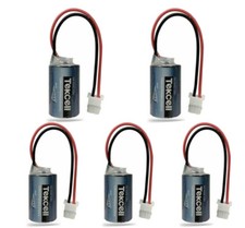 5x for Tekcell SB-AA02 3.6V Li-on Battery 1/2AA 1200mAh for LS14250 PLC Battery