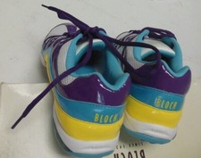 Bloch The wave DanceSneaker size12 ladies bright colors turquoise yellow purple 
