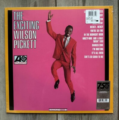 Exciting WILSON PICKETT MONO VERSION 180 Gram Vinyl Record LP CRYSTAL CLEAR LE