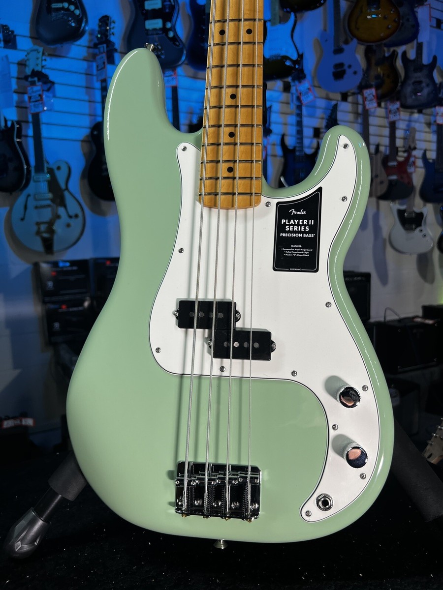 bass【値下げ可能】 precision player Fender Fender Guitars White | Green Foam Sea - Bass Precision Player ベース