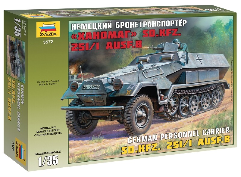 Hanomag 1:35 Plastic Model Kit 3572 ZVEZDA
