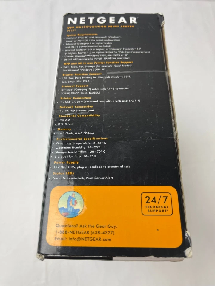 Netgear USB Multifunction Print Server - Printer Share PS121 NA - Image 4 of 4